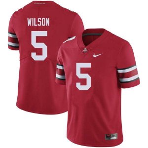 Men's Ohio State Buckeyes #5 Garrett Wilson Red Nike NCAA College Football Jersey New Year WSB5844HK